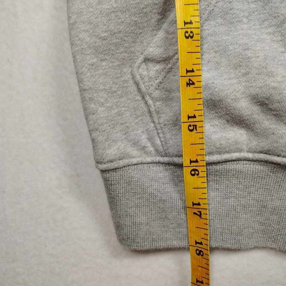 Gap Kids Boys Gray Arch Logo Full Zip Hoodie‎ Sweatshirt Small 6-7